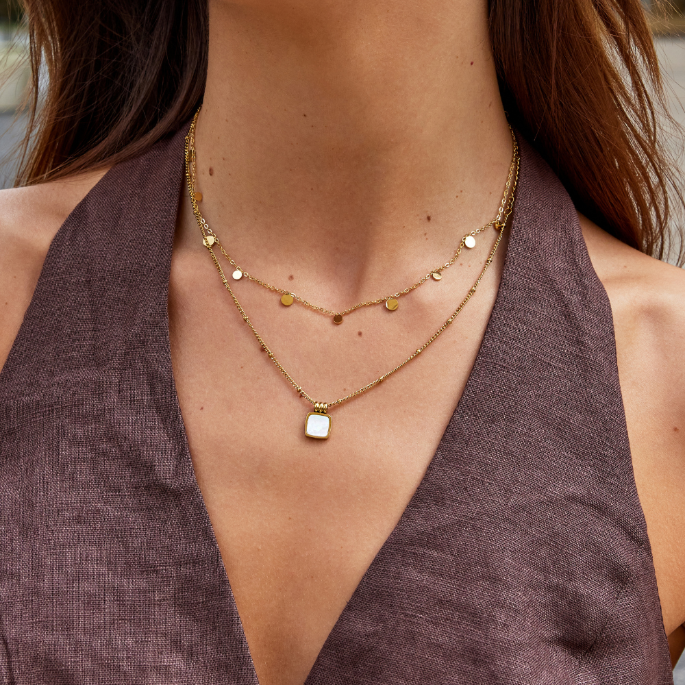 Agatha Gold Drops Necklace