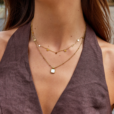 Agatha Gold Drops Necklace
