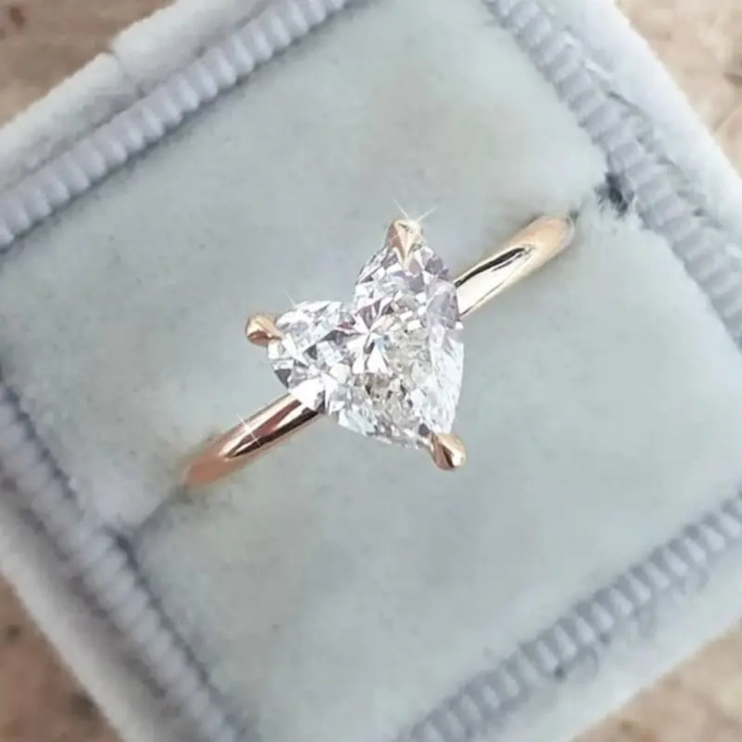 Heart Ring from Zirconia
