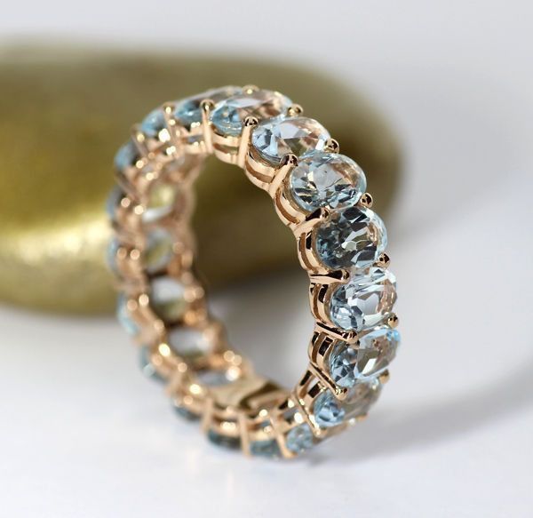 Crystal Blue Ring