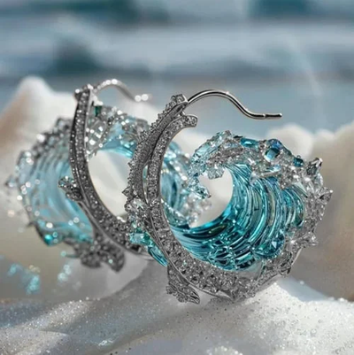 Ocean Section Earrings