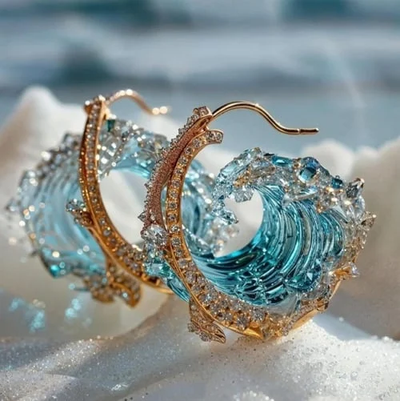 Ocean Section Earrings