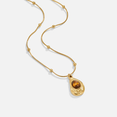 Tigerstein Pendant Necklace